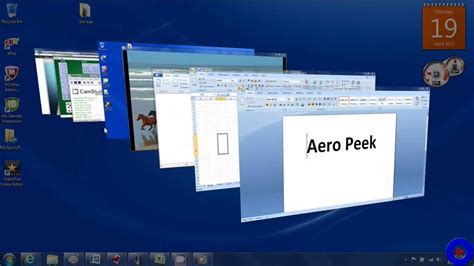 16. 다음 중 Windows 7의 에어로 피크 Aero Peek 기능에 대한